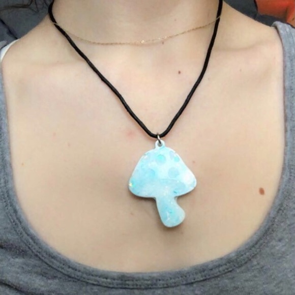 Custom Color Choice Mushroom Necklaces - Picture 9 of 12